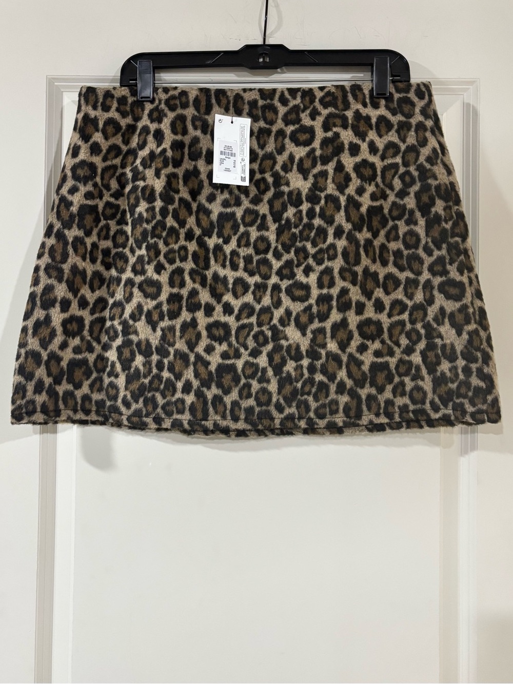 Primark Leopard Print Mini Skirt in Brown and Black
